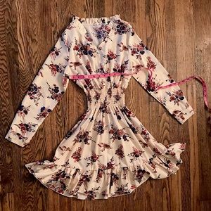 Y Y FANG floral print dress